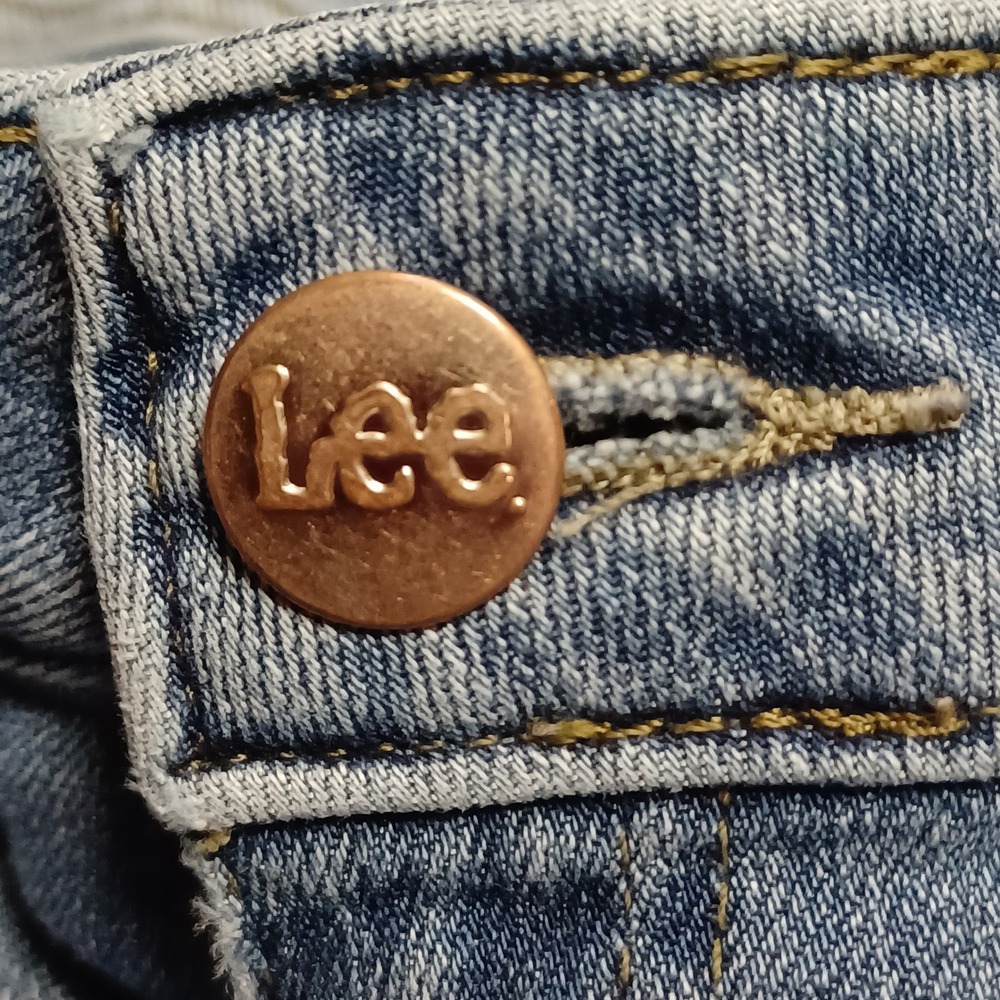 Lee Jeans Womens 14M Blue Regular Fit Bootcut Mid Rise Stretch Denim 103522567 - Picture 10 of 13